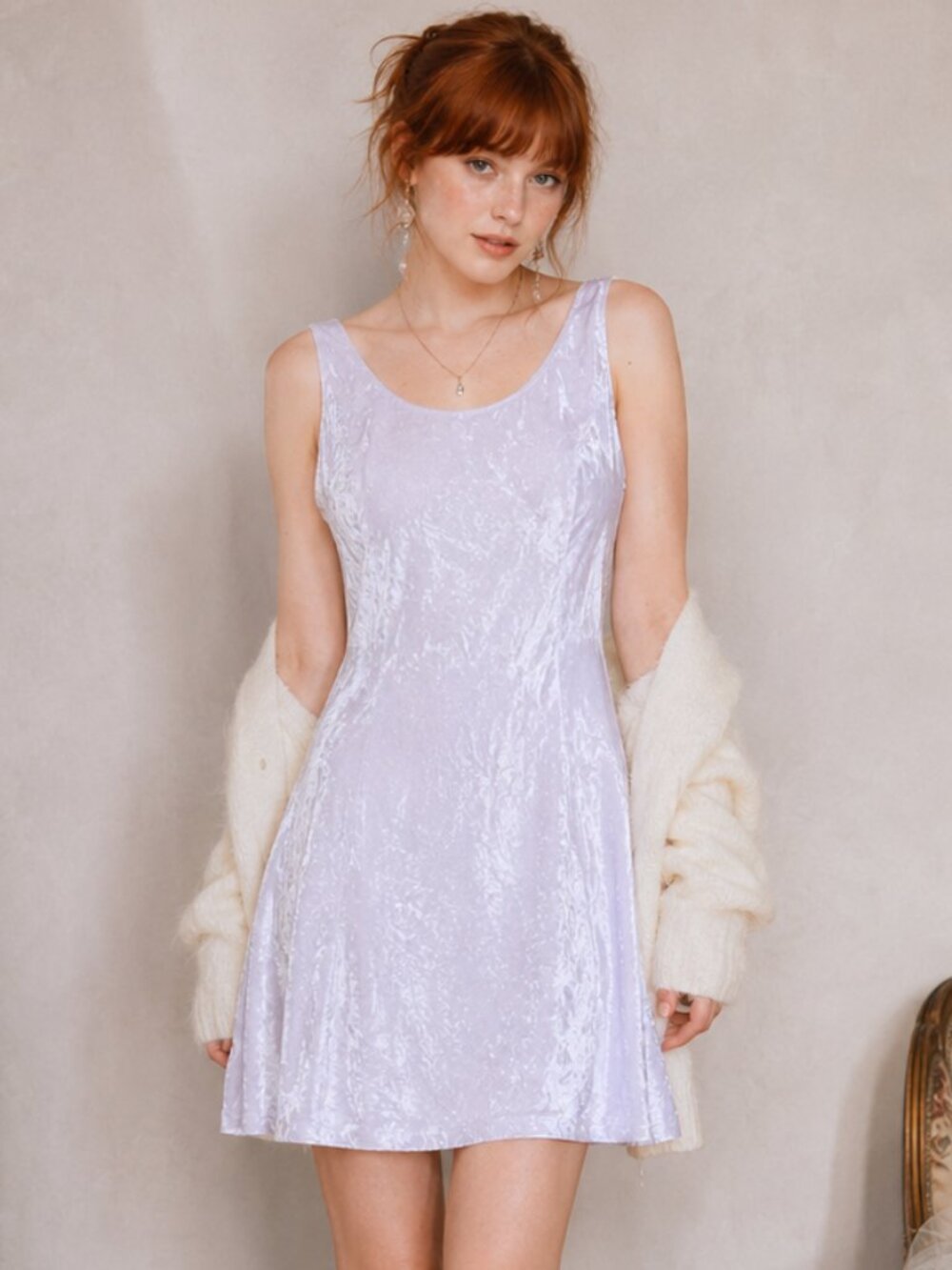 Vintage 90s Jessica McClintock Gunne Sax Crushed Velvet Dress 7/8